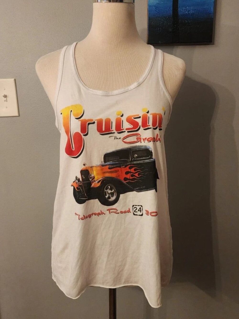 "Cruising the 'Graph" Telegraph Cruise 2014 Classic Car T-shirt Michigan Large